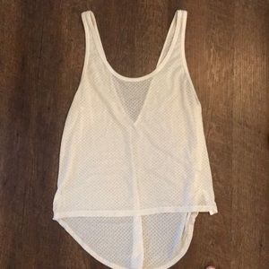 Burn out low back tank